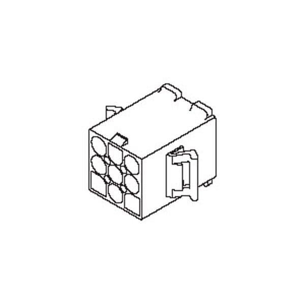 Molex Rectangular Power Connector, 12 Contact(S), Male Or Female, Crimp Terminal, Plug 19092129 - main